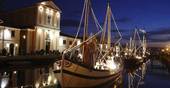 Il Porto canale si prepara al Natale con il presepe della Marineria