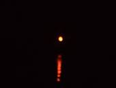 Foto scattata ieri sera poco dopo le 22, sulla spiaggia di Cesenatico levante