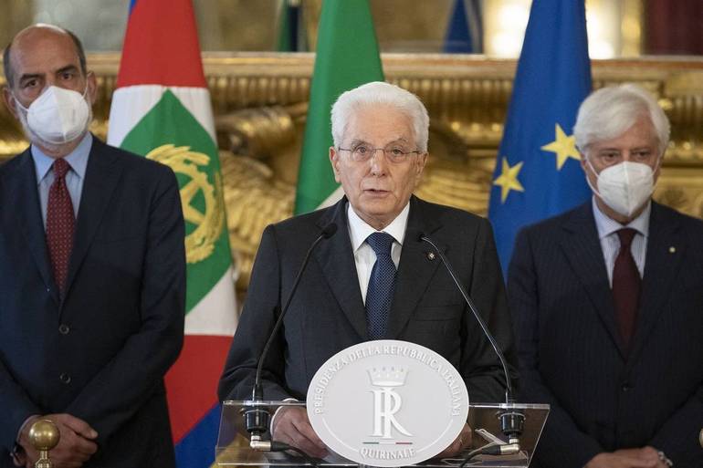Nella foto di Paolo Giandotti (Foto Presidenza della Repubblica) il presidente Sergio Mattarella