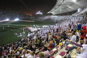 Emir of Qatar - people in Stadium (from: Wikimedia Commons)