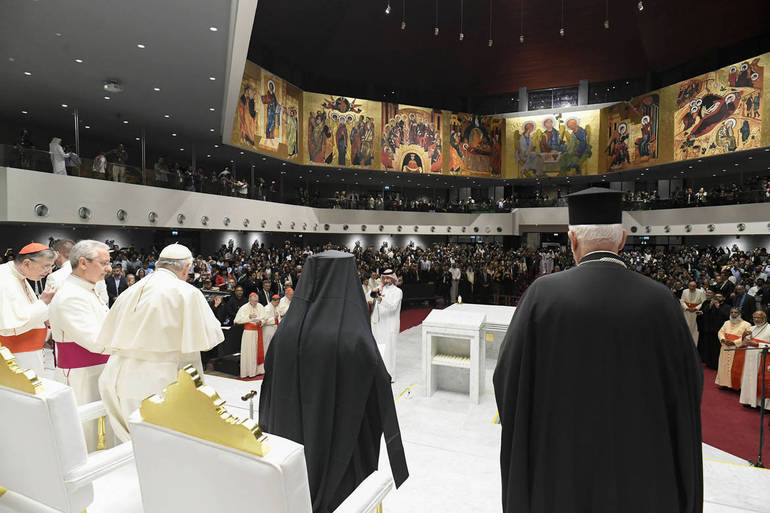 Incontro ecumenico in Bahrein (foto: Vatican Media/SIR)