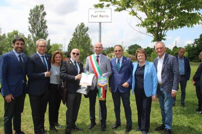 A Bologna un giardino intitolato al fondatore del Rotary club international