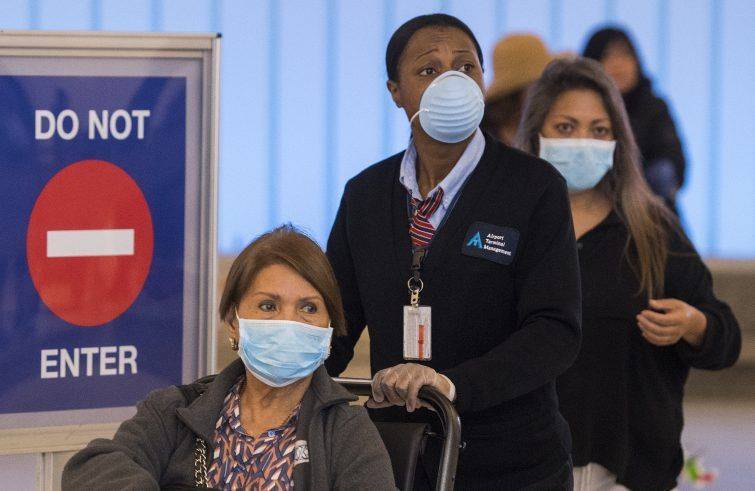 Il Coronavirus è arrivato anche negli Usa. Foto AFP/SIR