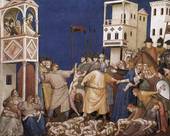 "La Strage degli innocenti" di Giotto e bottega, nel transetto destro della Basilica inferiore di Assisi