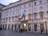 Palazzo Chigi in una foto d'archivio SIR