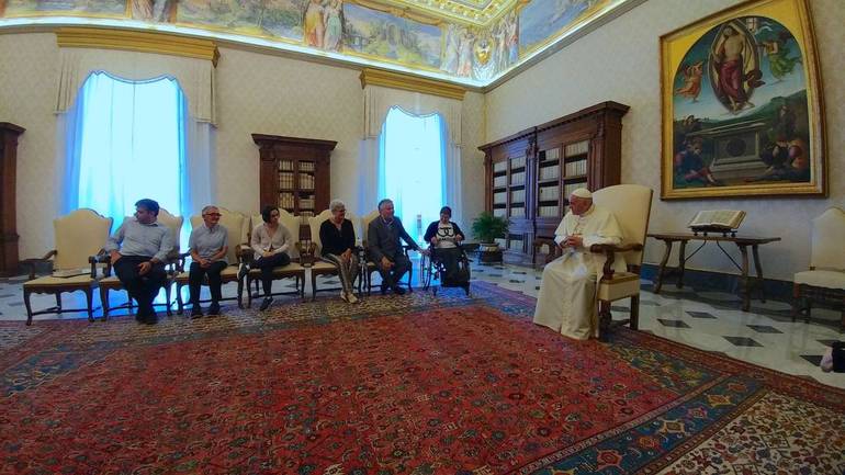 Il Presidente della Comunità Papa Giovanni XXIII in udienza da Francesco