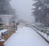 Neve a San Marino, questa mattina