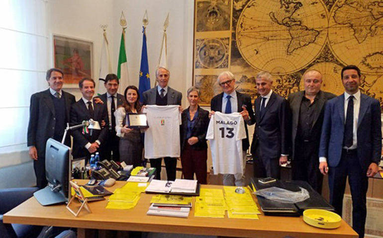 Romagna Iniziative premiata dal Presidente del Coni