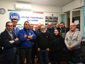  nella foto: Filippo Lo Giudice e i dirigenti Ugl Romagna che hanno partecipato al direttivo