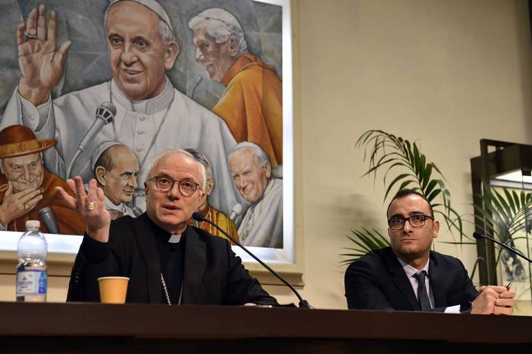 Conferenza stampa di chiusura del Consiglio Episcopale Permanente della Cei (Foto Siciliani - Gennari/SIR)