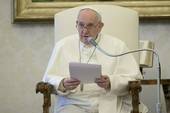 Papa Francesco in udienza questa mattina. Foto Vatican Media