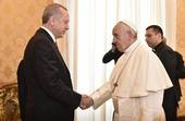  Vaticano, 5 febbraio 2018. Papa Francesco incontra il presidente della Turchia Erdogan (Sir)