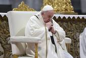 Vaticano, 14 aprile 2022: Papa Francesco presiede la Santa Messa del Crisma. Foto Siciliani-Gennari/SIR