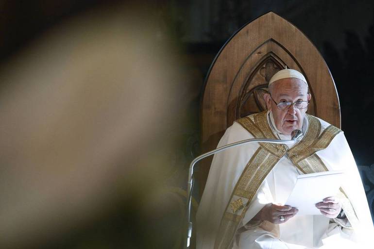 Papa Francesco ad Asti il 20 novembre 2022. Foto Vatican media/SIR