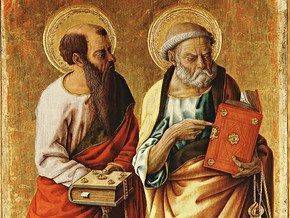 Santi Pietro e Paolo apostoli, la solennità di oggi