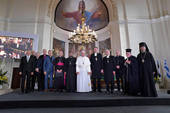 Papa Francesco in Estonia: incontro Ecumenico c Foto Vatican Media/SIR