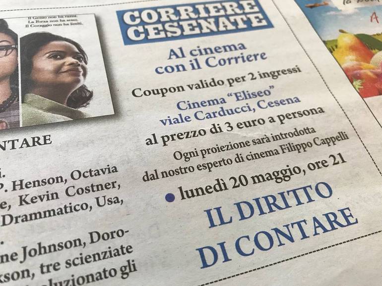 Il coupon del Corriere Cesenate a pagina 9 del giornale in edicola da oggi