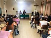 Nella foto, l'inaugurazione del Corso Teen star apertosi questa mattina in seminario a Cesena. Sono 65 gli iscritti, con il vescovo Douglas che ringrazia tutti
