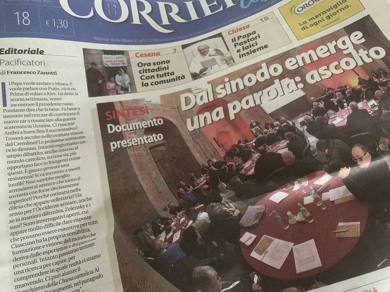 La prima pagina del Corriere Cesenate in edicola da oggi