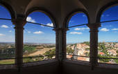 Longiano, panoramica dal castello