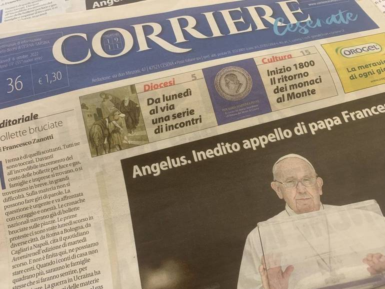 La prima pagina del Corriere Cesenate in edicola da questa mattina