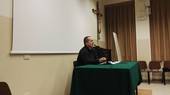 Il professor Paolo Terenzi dell'Università di Bologna ieri sera alla scuola diocesana di formazione socio-politica