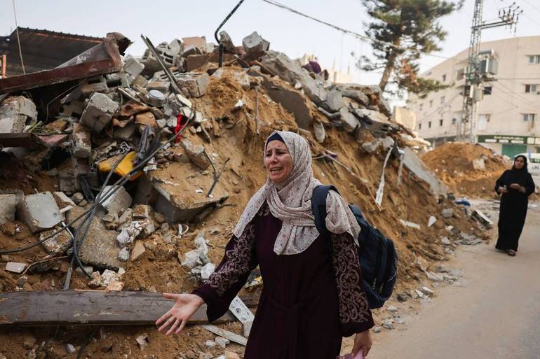 Gaza, ottobre 2023: conflitto Israele Palestina (foto AFP/SIR)