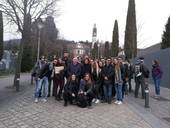 I giovani del Tavolo ecclesiale sul servizio civile che si è svolto ieri a Sotto il Monte Giovanni XXIII (Bergamo)