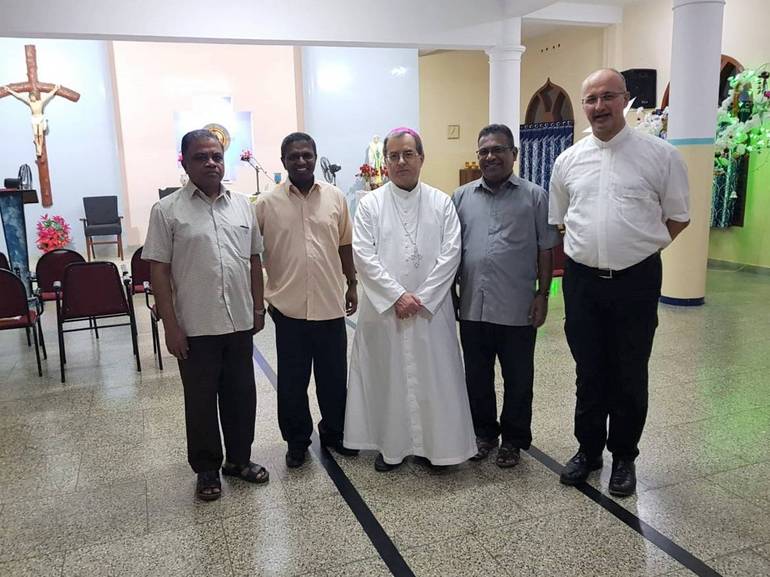 Gennaio 2019, il vescovo Douglas e don Marco in India