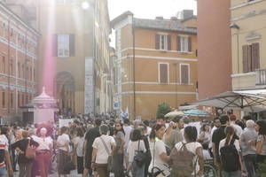 Cesena non ha paura - Manifestazione in piazza Amendola - Foto Urbano (01)