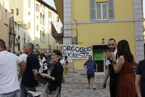 Cesena non ha paura - Manifestazione in piazza Amendola - Foto Urbano (09)