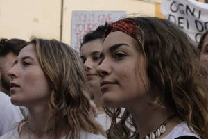 Cesena non ha paura - Manifestazione in piazza Amendola - Foto Urbano (31)