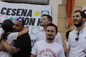 Cesena non ha paura - Manifestazione in piazza Amendola - Foto Urbano (40)