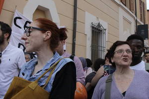 Cesena non ha paura - Manifestazione in piazza Amendola - Foto Urbano (41)