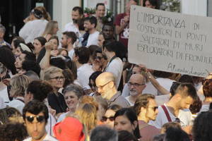 Cesena non ha paura - Manifestazione in piazza Amendola - Foto Urbano (59)