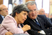 Flavia Franzoni e Romano Prodi (from Wikimedia Commons, the free media repository)