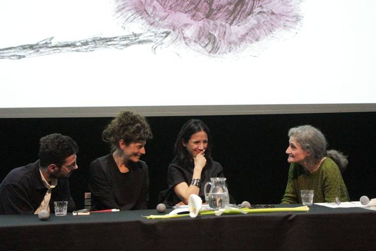 Da sinistra: Filippo Nostri, Anna Biagetti, Annalisa Sacchi, Chiara Guidi (foto: Sandra e Urbano fotografi, Cesena)
