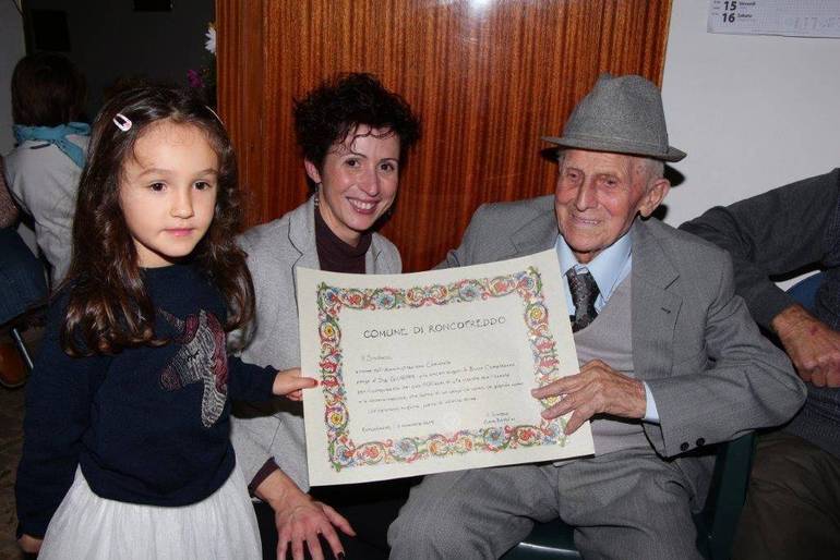 Centenario nonno Giuseppe - Foto Sandra e Urbano (1)