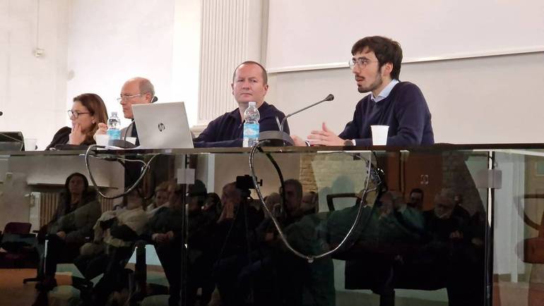 Da sinistra: Carmine Di Martino, Elena Ugolini, Paolo Terenzi, Giovanni Zanotti (foto: Pier Giorgio Marini)