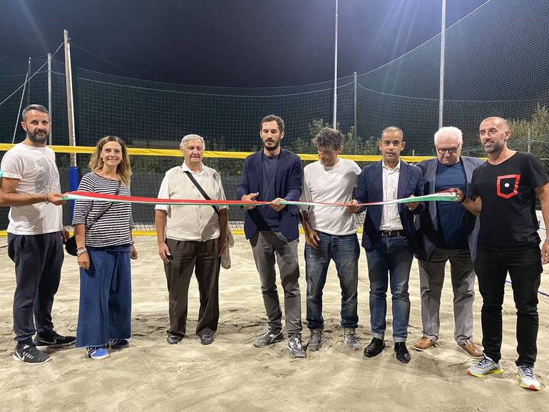 Inaugurazione campo da beach volley al centro sportivo Vigne