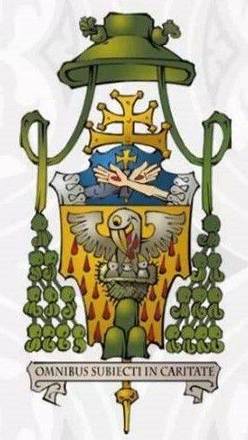 Lo stemma del vescovo Mauro Gambetti