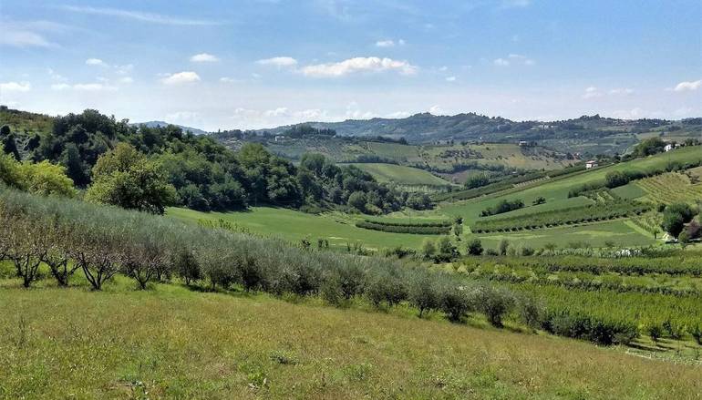 valli e colline del Rubicone viste da Longiano (foto Venturi)
