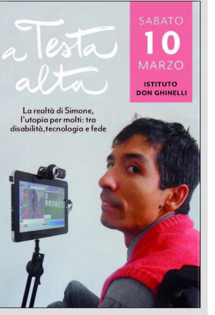 Al don Ghinelli incontro dal titolo "A testa alta", disabilità, tecnologia e fede