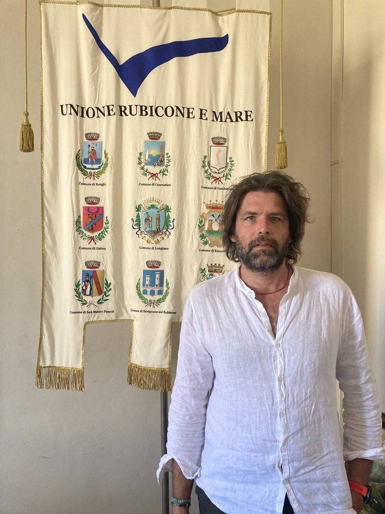 Il presidente dell'Unione Rubicone e Mare, il sindaco di Savignano, Filippo Giovannini