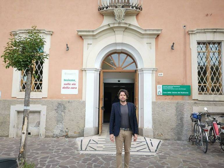 Nella foto il sindaco di Savignano sul Rubicone, Filippo Giovannini