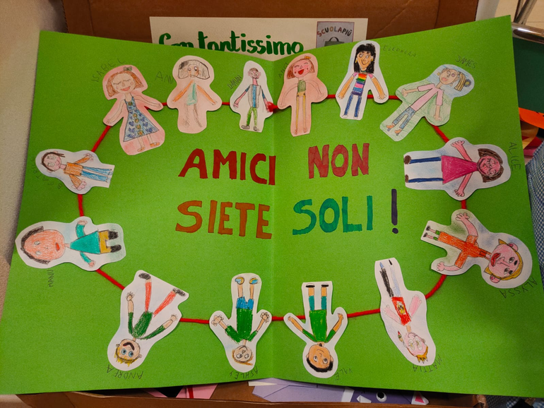Dai bambini di San Marino un dono ai bambini di Sant'Angelo