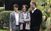Carmine Buschini con Nicole Grimaudo e Alessandro Preziosi