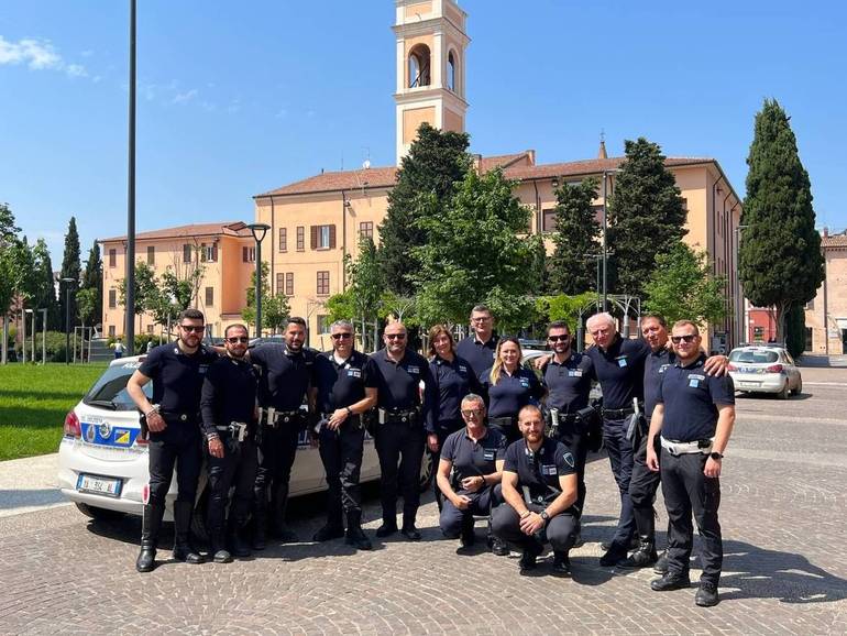 In servizio con turni h24, Polizia locale dell'Unione Rubicone e Mare e Polizia locale di Modena