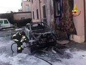 Le immagini sono fornite dal Comando dei Vigili del fuoco di Forlì-Cesena