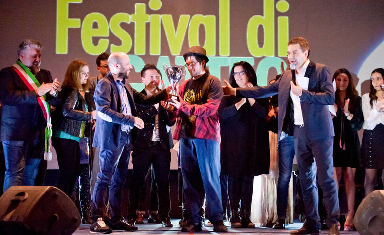 Leonardo Giani e Elisa Del Prete sul podio del 35esimo festival di Gatteo.